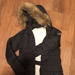 Abercrombie Kids Girls Large Lined Puffer Jacket